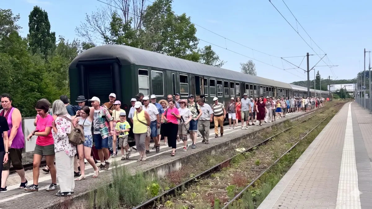Ankunft in Ellwangen - Deißlinger und Lauffener soweit das Auge reicht.