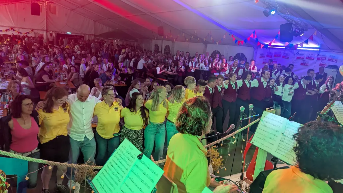 Gute Stimmung ist beim Fest der "Harmonie" garantiert.