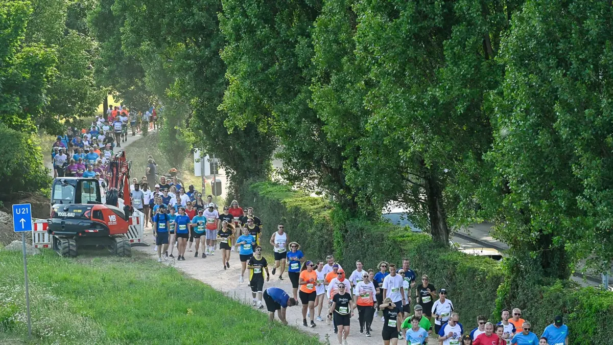 Die einzelnen Abschnitte der Laufstrecke unterscheiden sich lanschaftlich. So kommt garantiert keine Langeweile auf.