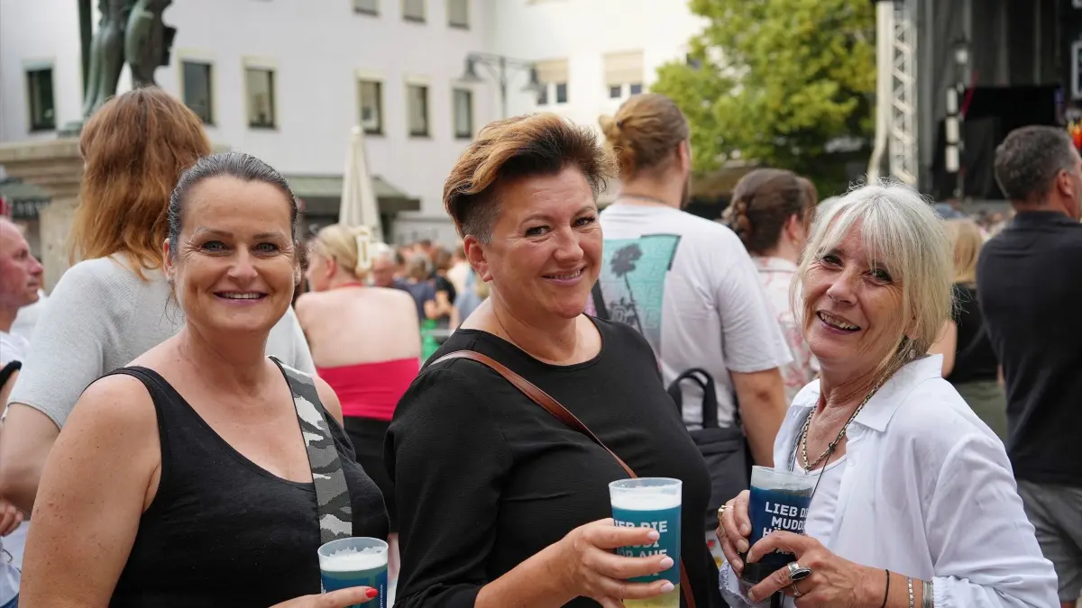 Gute Laune beim Konzert