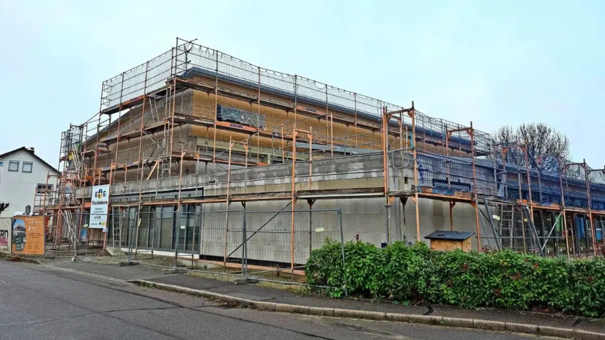 Die Halle in Orschweier – hier im Spätjahr 2025 – wird derzeit saniert.