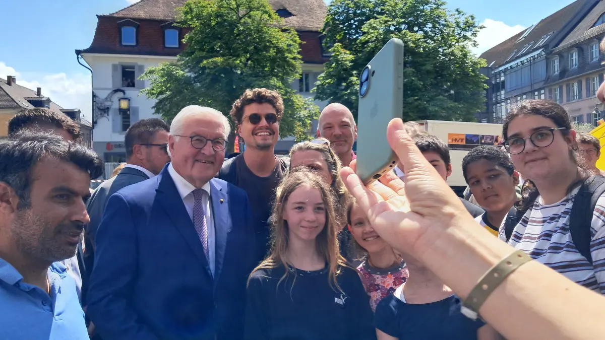 Steinmeier in Lörrach