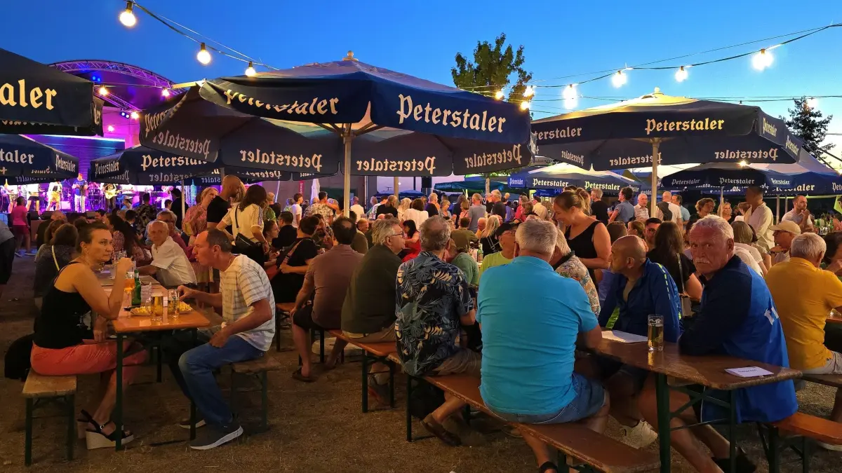 Einer der Promi-Tische