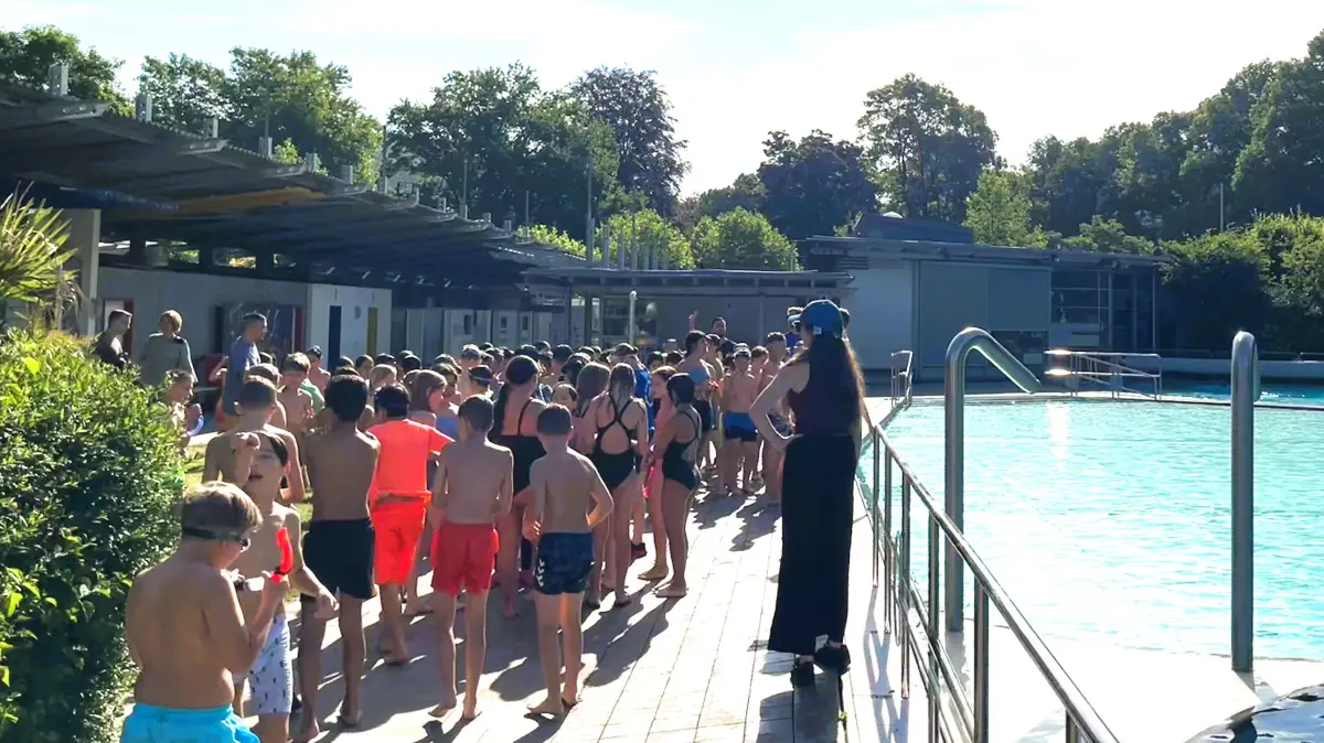 Schwimmoffensive an der Zellerschule Nagold