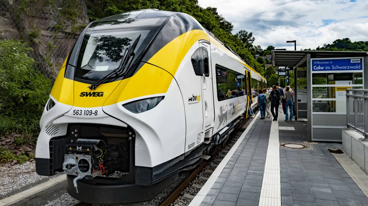 Langfristig, so wünschen es sich die Verantwortlichen, soll die Hesse-Bahn von Calw direkt bis Stuttgart fahren können.