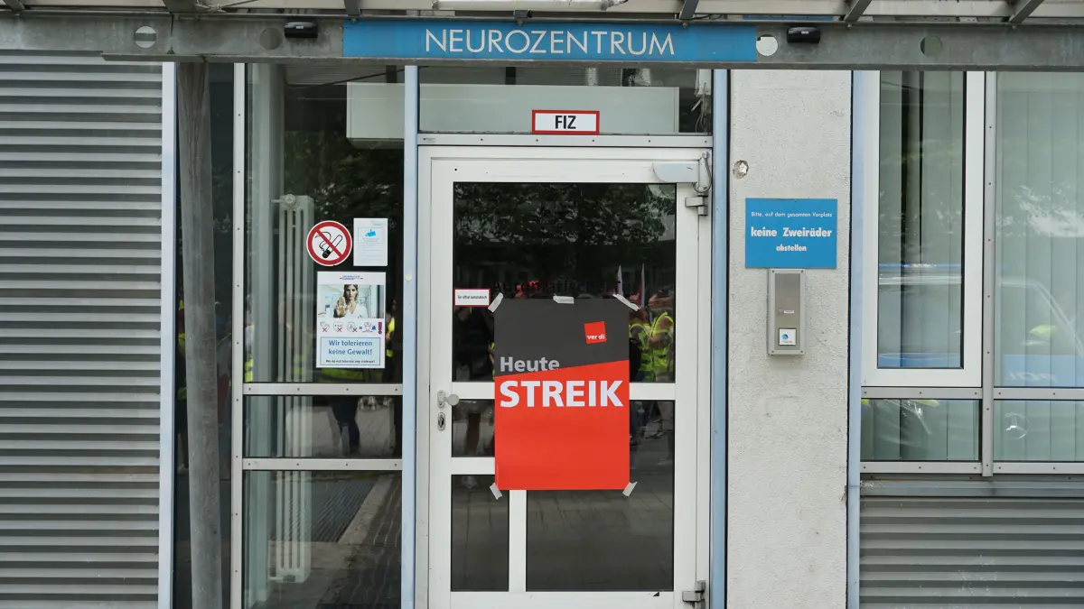 Die Uniklinik Freiburg wird erneut bestreikt.