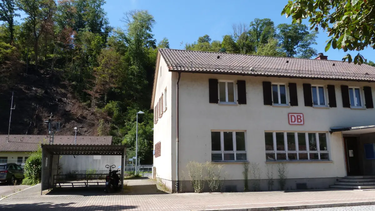 Das Bahnhofsareal in Alpirsbach ist aus Sicht der Polizei kein Kriminalitätshotspot