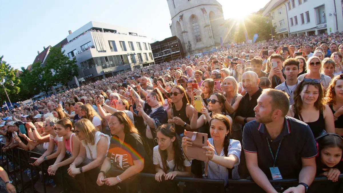 Calum Scott beim Balinger Marktplatz Open Air 2026.