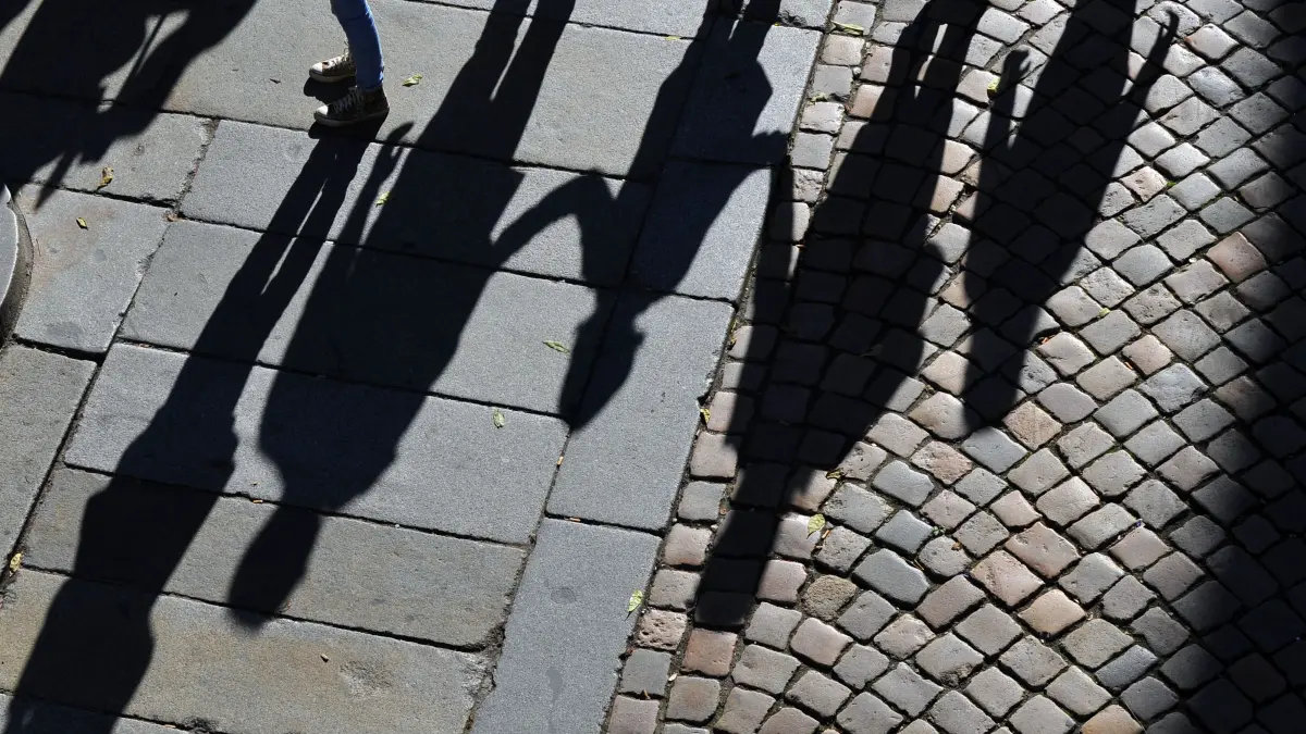 Schattenbild einer Familie: Die Gesellschaft altert - doch innerhalb der Gemeinden im Kreis Freudenstadt gibt es Unterschiede.