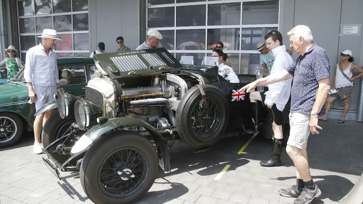 Eine absolute Rarität beim jüngsten Gechinger Oldtimertreffen war dieser 99 Jahre alte Bentley.