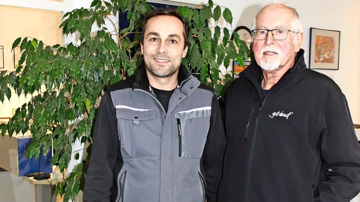 Christian (links) und Ewald Vater