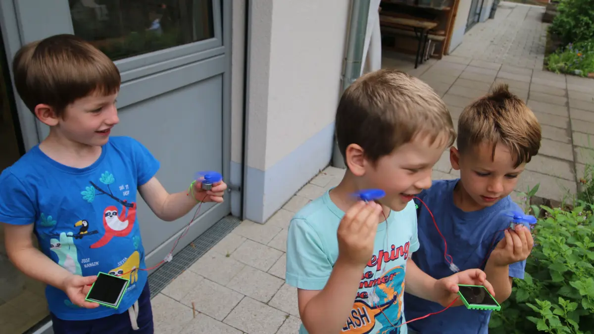 Die Kinder lernten bei dem Astronomieprojekt viel Neues.