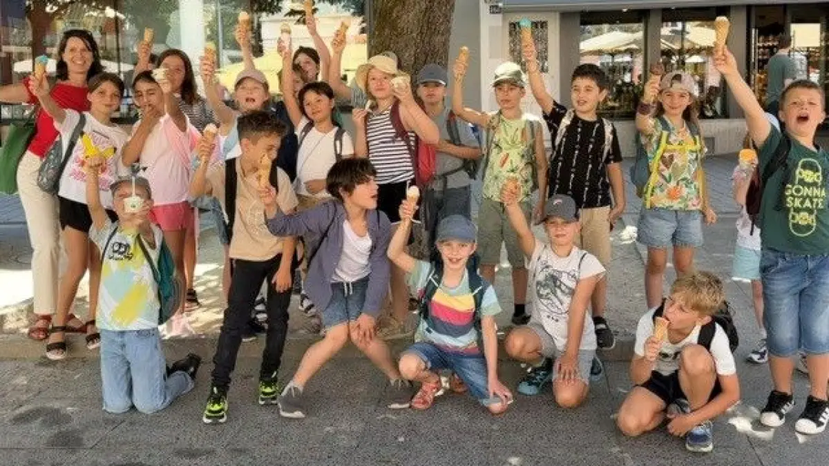 Zum Abschluss gab es ein Eis.