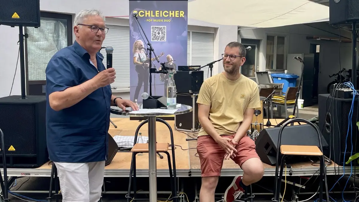 Vorsitzender Thomas Probst und Einrichtungsleiter