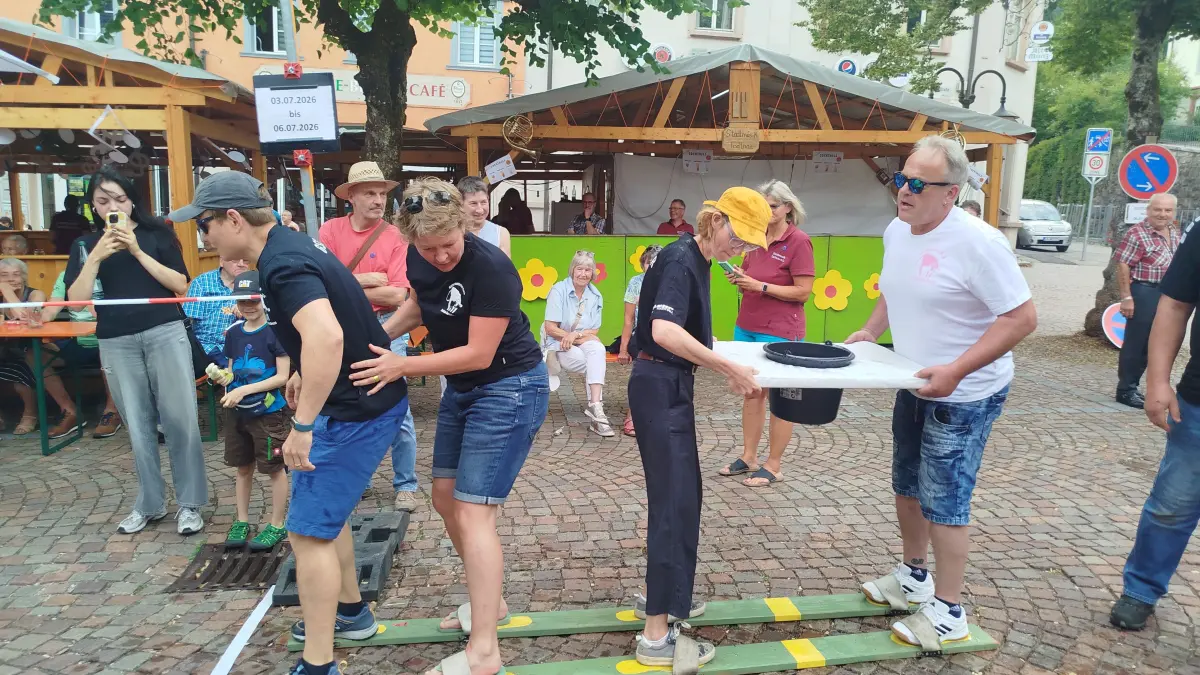 Für Gaudi sorgte die X-treme-Challenge der Vereine.