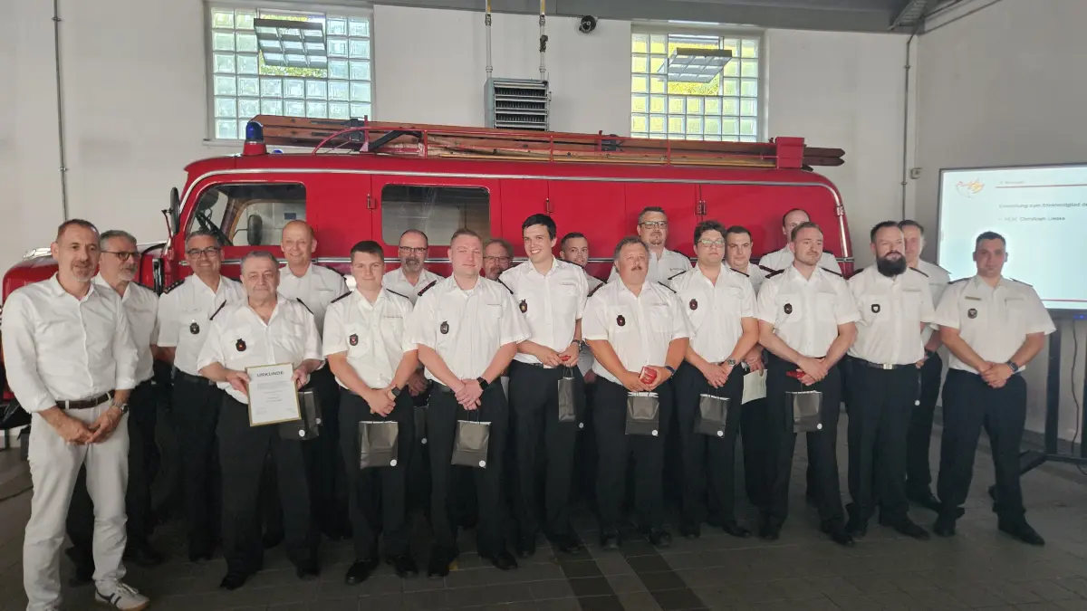 Feuerwehr Ehrungen