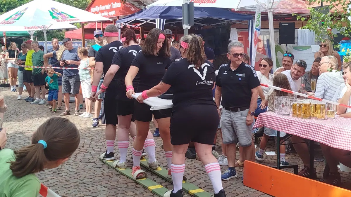 Für Gaudi sorgte die X-Treme-Challenge der Vereine.