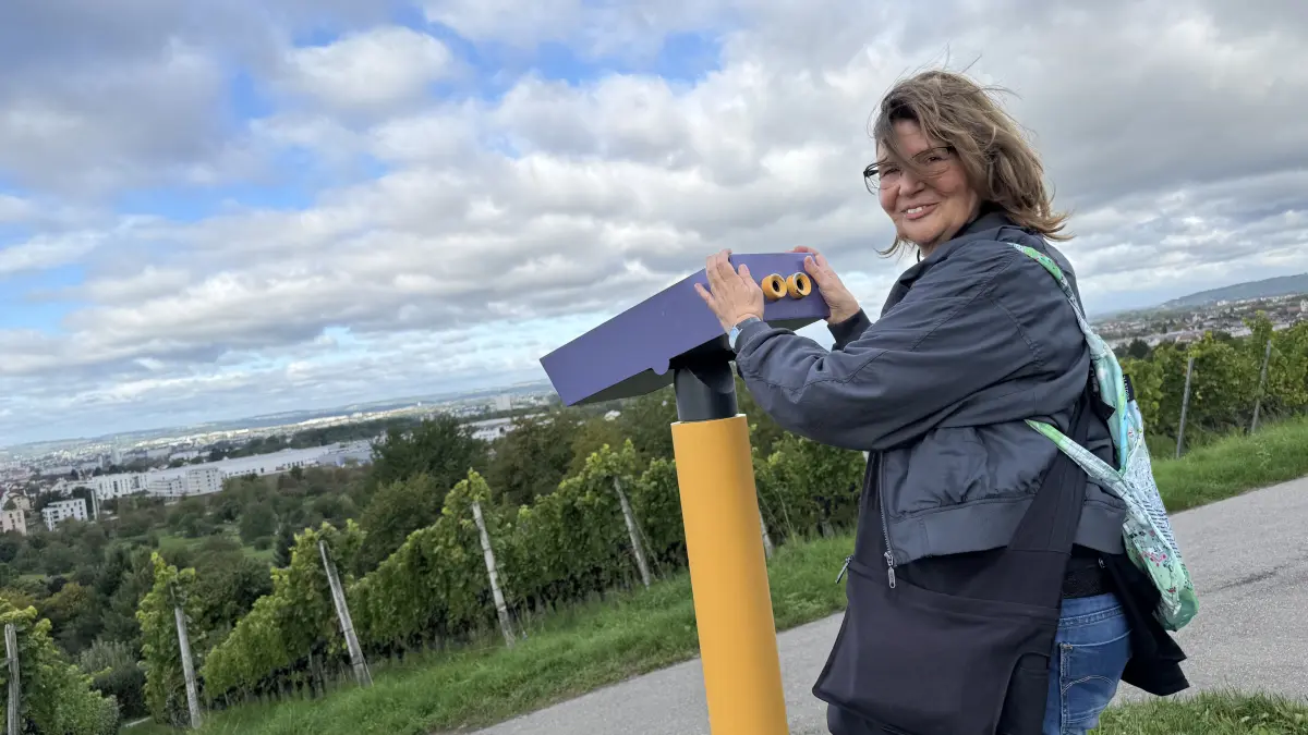 Das oberhalb Weils auf dem Tüllinger stehende Werk "Fernrohr" von Tobias Rehberger gehört jetzt der Stadt Weil am Rhein.