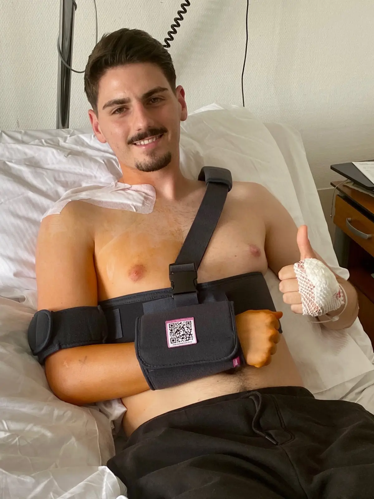 Christos Thomaidis wurde zu Beginn der Woche in Rottenburg an der Schulter operiert.