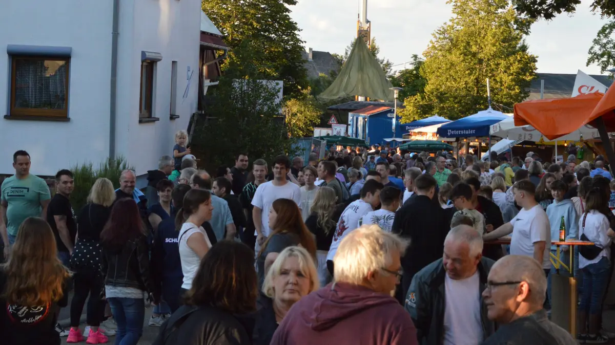 Besucherandrang beim letzten Dorffest