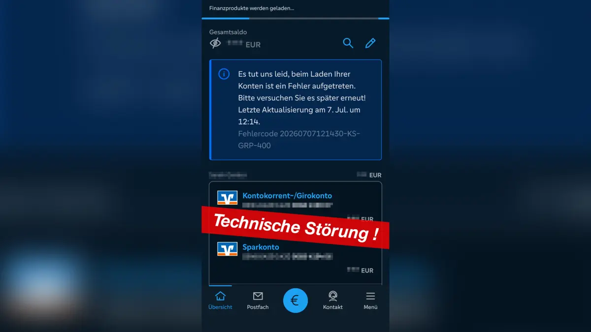 Bei der Volksbank-Schwarzwald-Donau-Neckar sind am Dienstagmorgen die Systeme abgestürzt.