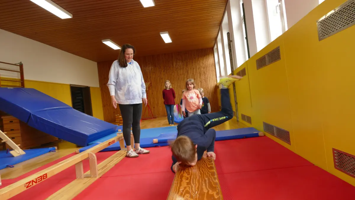 Der Turnhallenanbau in Mühlhausen ist vorerst auf Eis gelegt. Bis auf Weiteres bleibt nur die Nutzung der bestehenden Mini-Turnhalle in der alten Schule möglich.