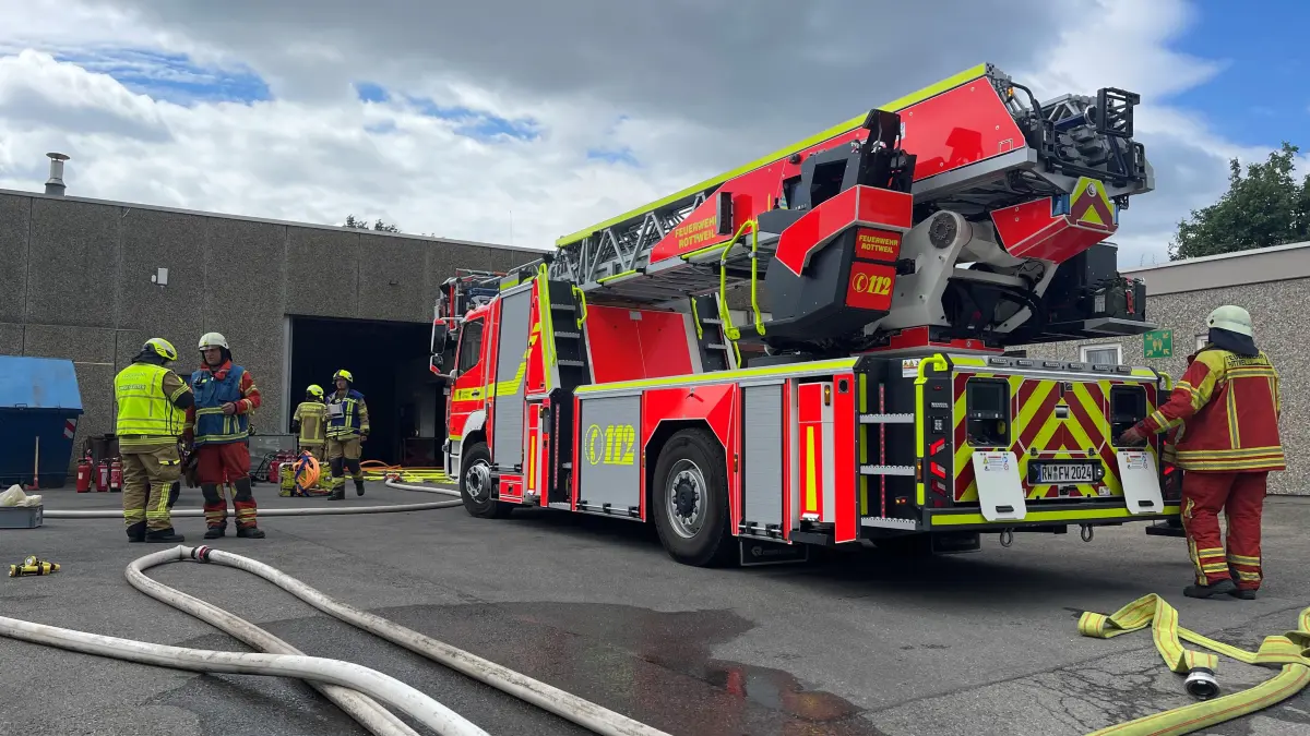 Brand bei der Firma KEIM in Zimmern.