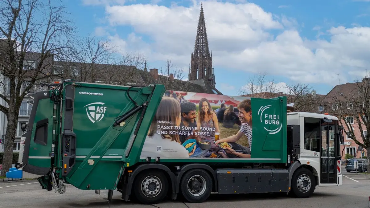 Um Müll zu vermeiden, hat Freiburg neben der Verpackungssteuer auch eine Mehrwegoffensive gestartet.