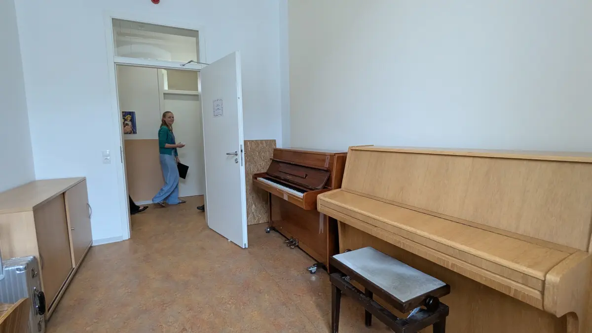 Bei einem Rundgang konnten Interessierte das neue Ambiente der Musikschule Müllheim selbst in Augenschein nehmen.