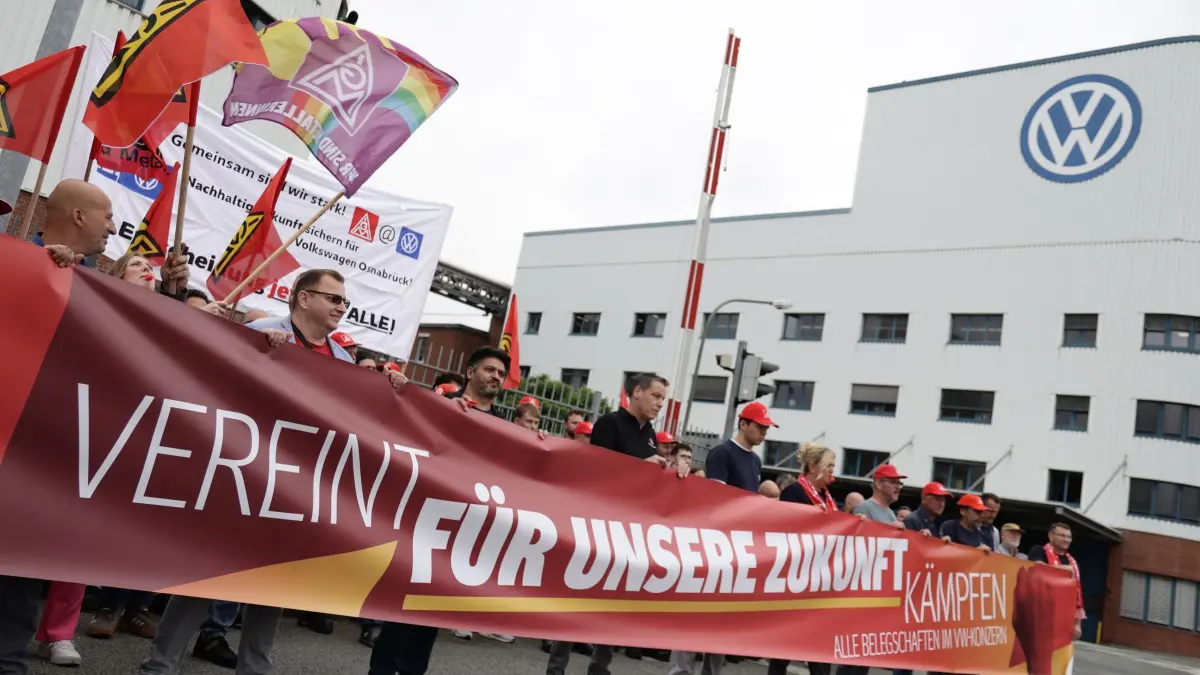 VW-Aufsichtsrat und IG-Metall-Protesttag - Osnabrück