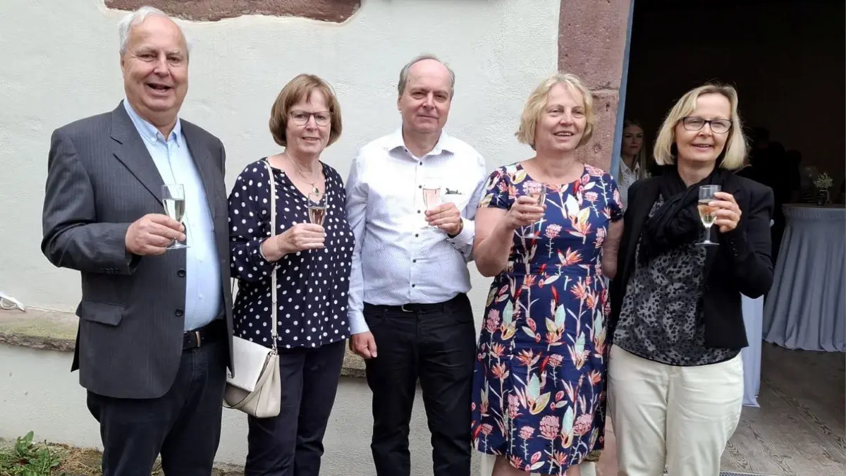 Hornberger-Geschwister: Herbert (von links), Irene, Helmut, Annette und Claudia.