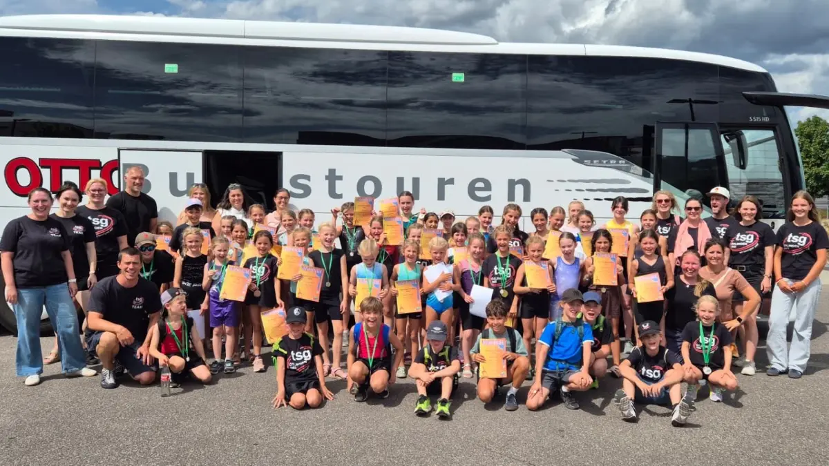 Beim Kinderturnfest in Lauchringen war die TSG Ötlingen sehr erfolgreich vertreten.