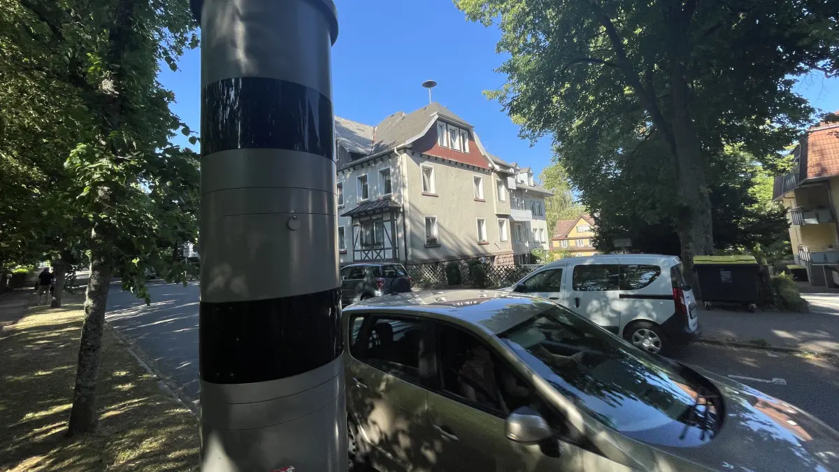 Zu den recht guten Zahlen in der Verkehrsunfallstatistik trägt wohl auch der feste Blitzer im Ort bei.