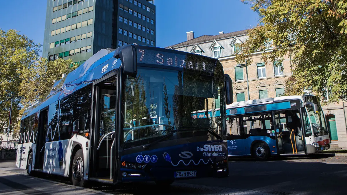 Mit dem Ticket4LÖ lässt sich der innerstädtische Nahverkehr in Lörrach für aktuell 1,25 Euro pro Fahrtstrecke nutzen.