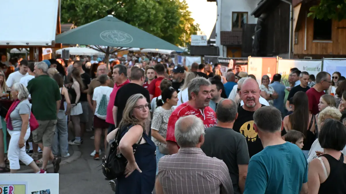 Beim Dorffest in Aichhalden herrschte reger Andrang.