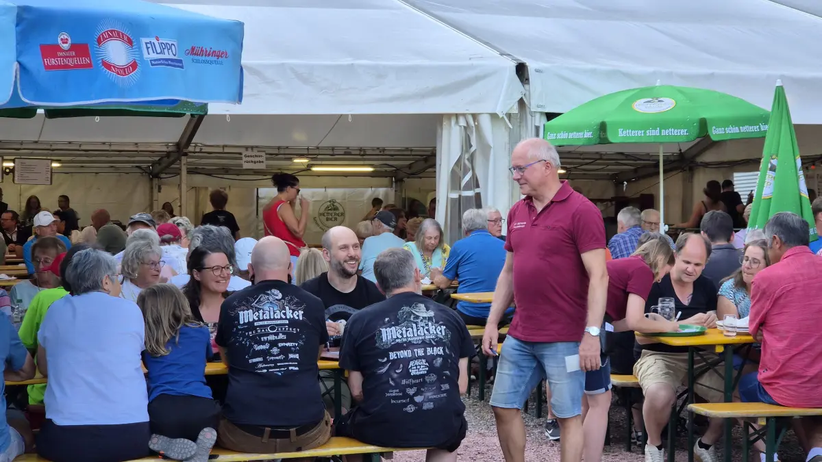 Das Waldfest der Harmonie Tennenbronn zog zahlreiche Besucher an.