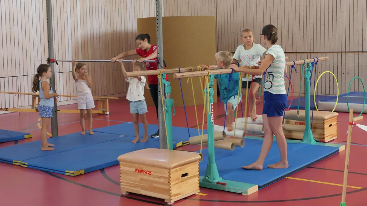 Kraft und Balance sind beim Turnverein gefragt.