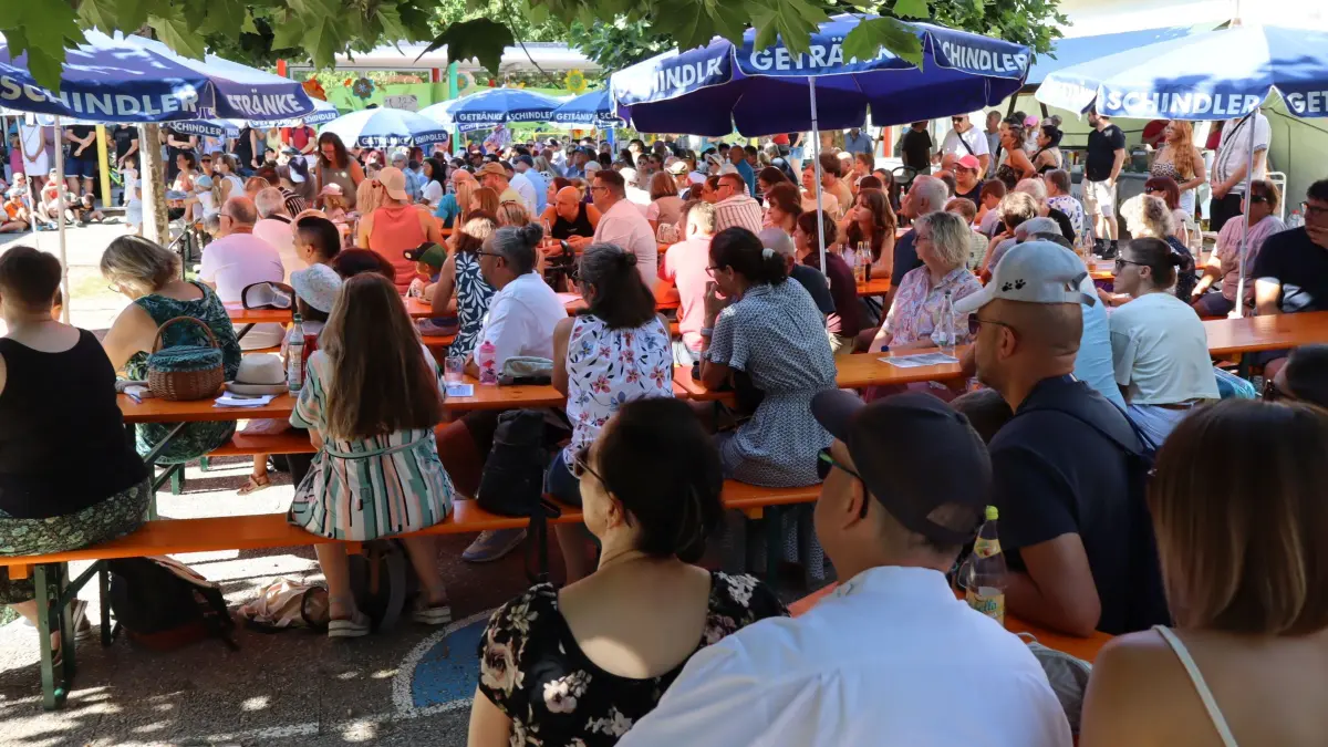 Das Dorffest im Schopfheimer Ortsteil Langenau war bestens besucht