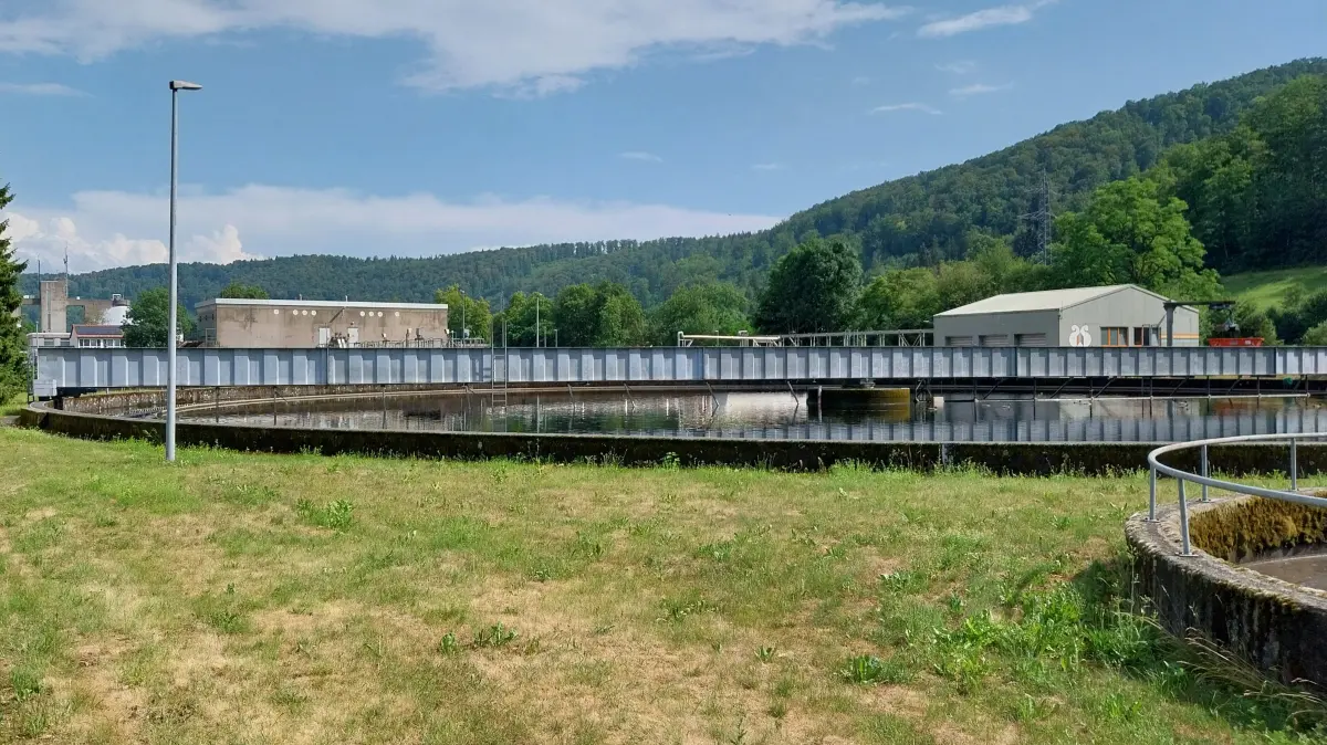 Die Kläranlage in Albstadt-Ebingen.