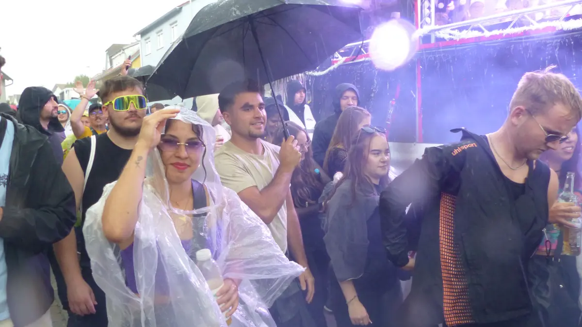 Beatparade 2025 im Regen