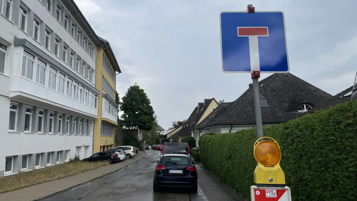 Baustelle Friedrichstraße St. Georgen Stadtwerke Villingen-Schwenningen SV