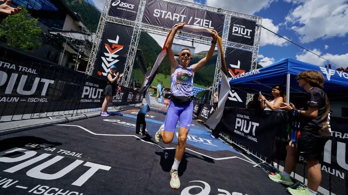 Lukas Ehrle erreichte nach 20 Kilometern als Erster das Ziel in Ischgl.