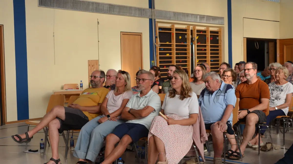 Die Informationsveranstaltung zum Tempo 30 in Marbach stieß auf großes Interesse.