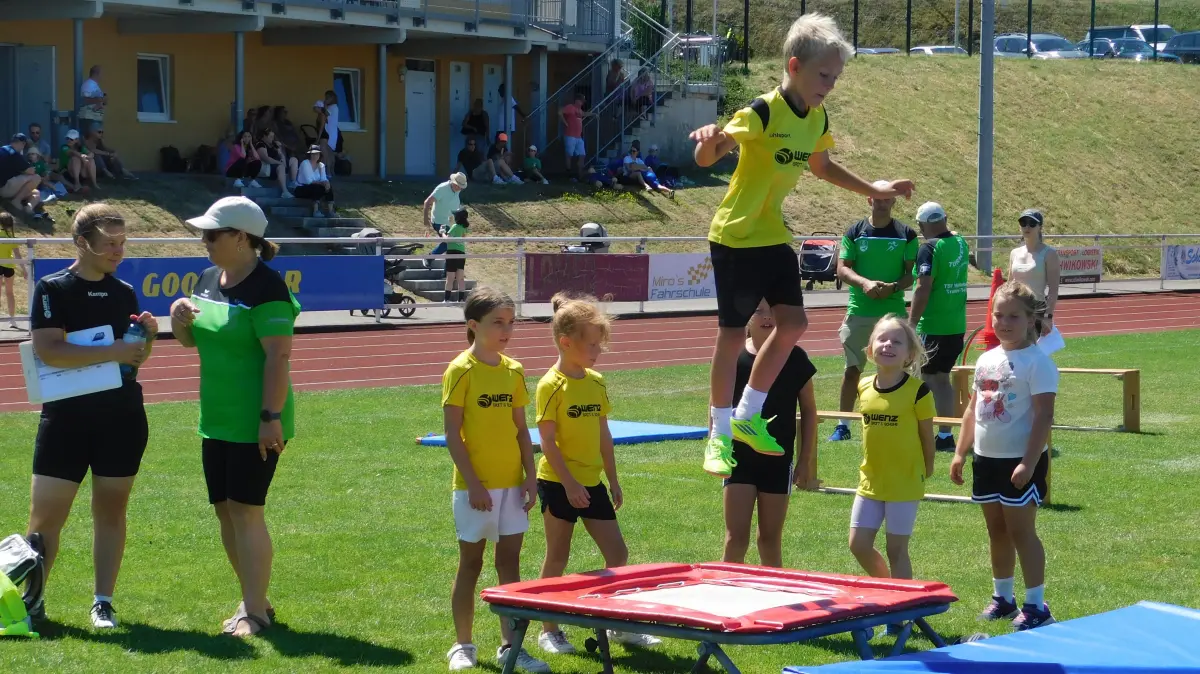 Der Sonntag stand beim Gaukinderturnfest ganz im Zeichen der jungen Sportler.