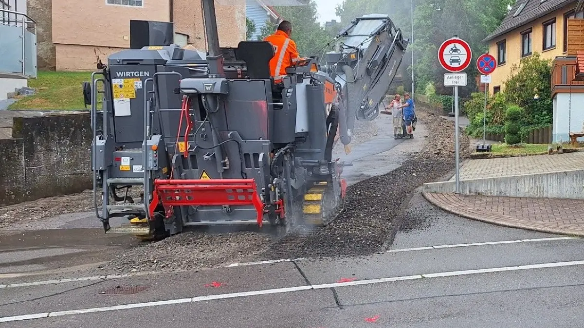 In Nordstetten hat der Ausbau der Kniebisstraße begonnen