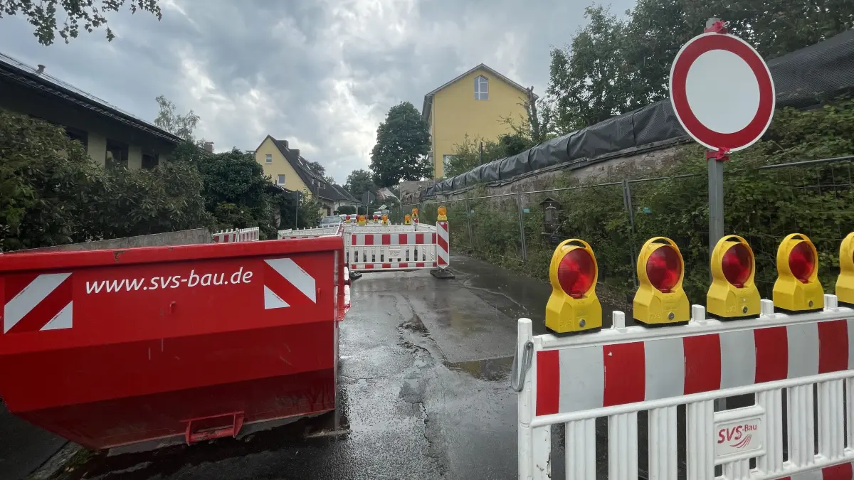 St. Georgen Baustelle Friedrichstraße Stadtwerke Villingen-Schwenningen SVS