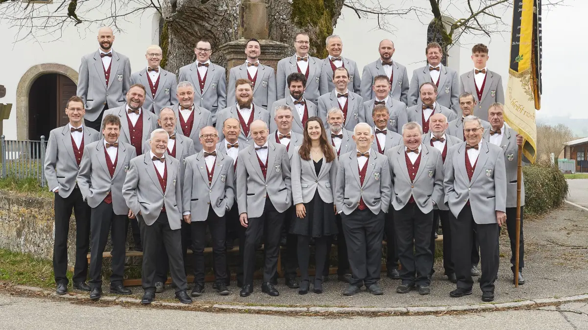 Der Männergesangverein „Eintracht“ 1876 im Jubiläumsjahr 2026.