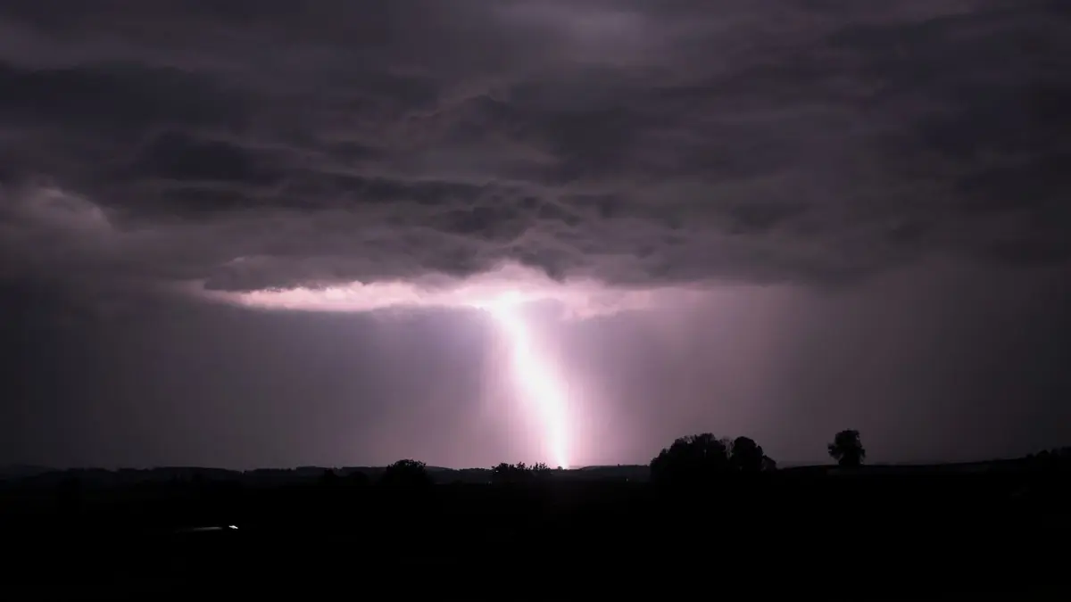 Gewitter in Bayern