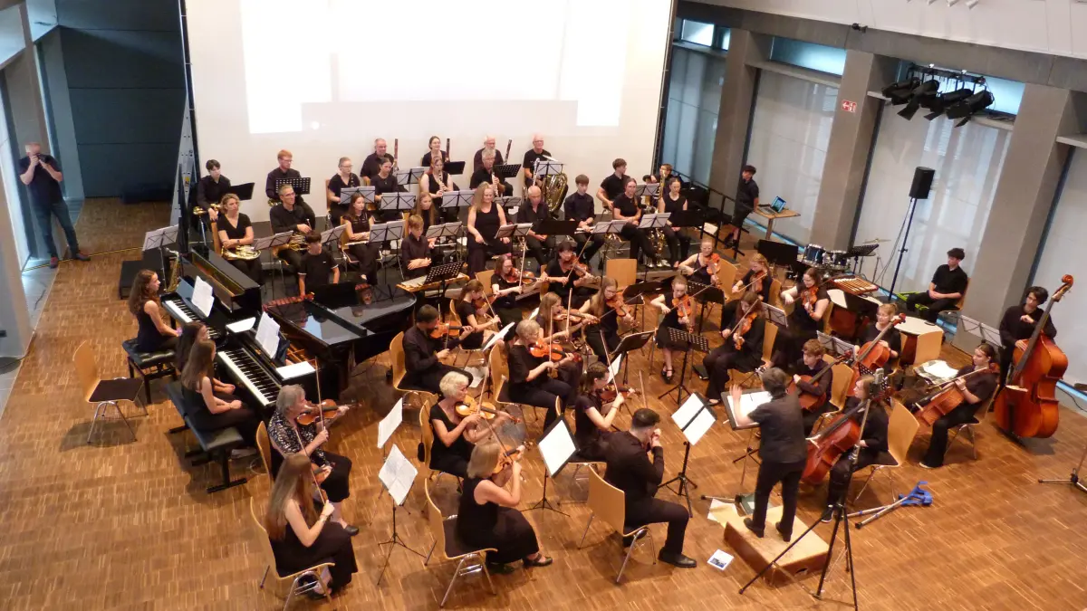 Das Jugendsinfonieorchester Altensteig beim Musiksommer