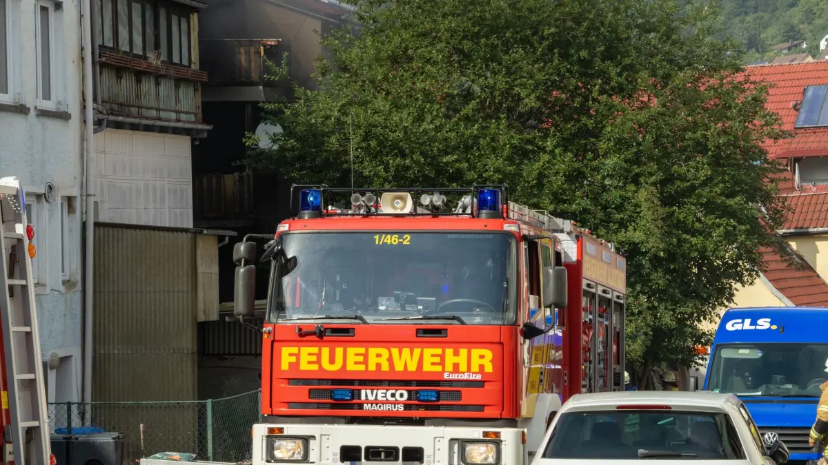 Ein Großeinsatz in der Ebinger Innenstadt beschäftigte die Feuerwehr am Donnerstagg über mehrere Stunden.